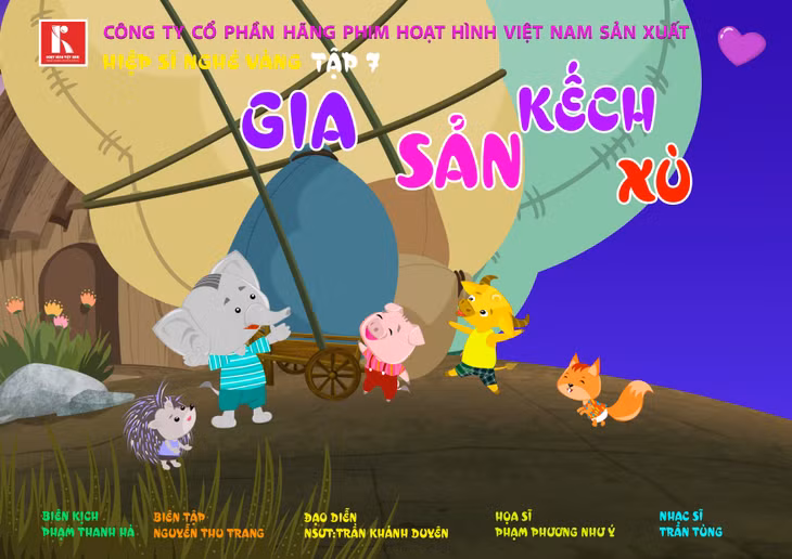 Phim hoạt hình "Gia sản kếch xù". Ảnh: HHVN
