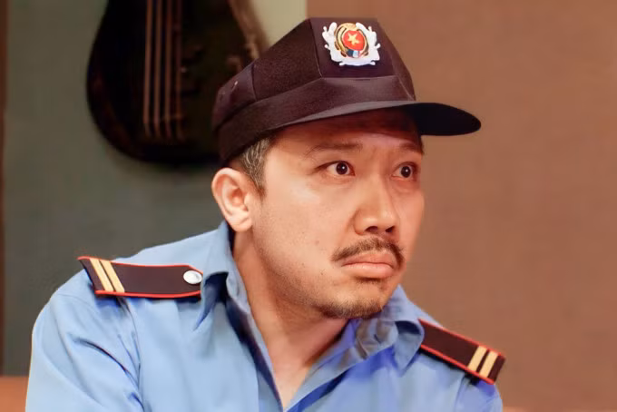 Tạo hình Trấn Thành trong phim Tết. Ảnh: TT Town