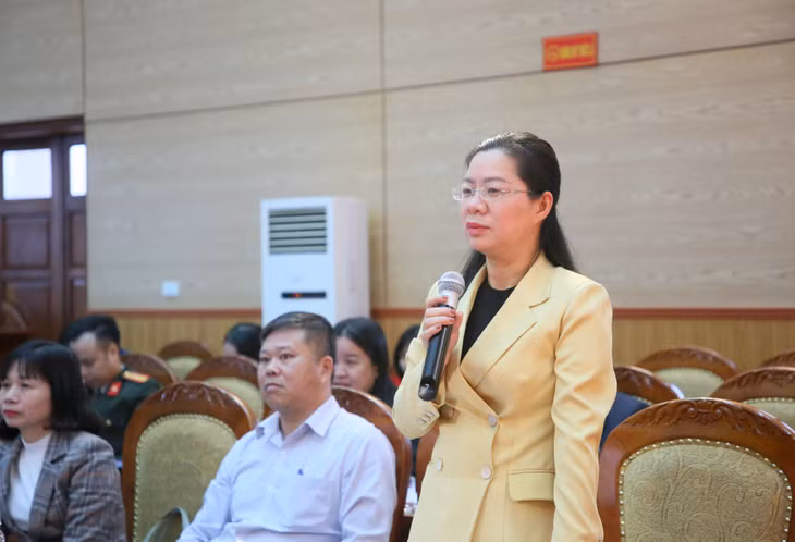 Đại diện các cơ quan báo chí phát biểu ý kiến đóng góp vào nhiệm vụ công tác phối hợp tuyên truyền năm 2024 của các đơn vị.