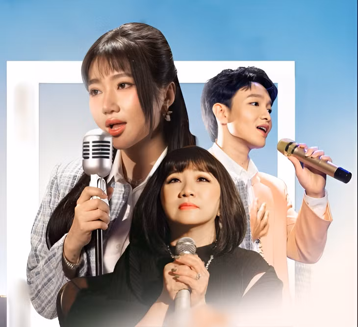 Ba nghệ sĩ góp giọng trong "Nơi pháo hoa rực rỡ" gồm có Orange, Hoàng Dũng, Cẩm Vân - Ảnh: FBNV