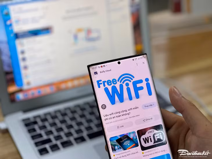 Sử dụng wifi miễn phí tiềm ẩn nhiều nguy cơ bảo mật.