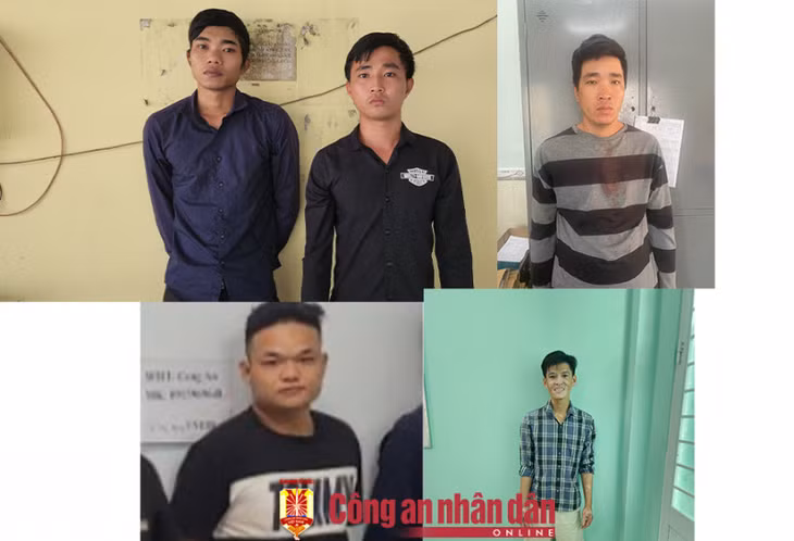 Các đối tượng bị bắt giữ do dùng hung khí, súng tự chế giải quyết mâu thuẫn vào tối 12/1.
