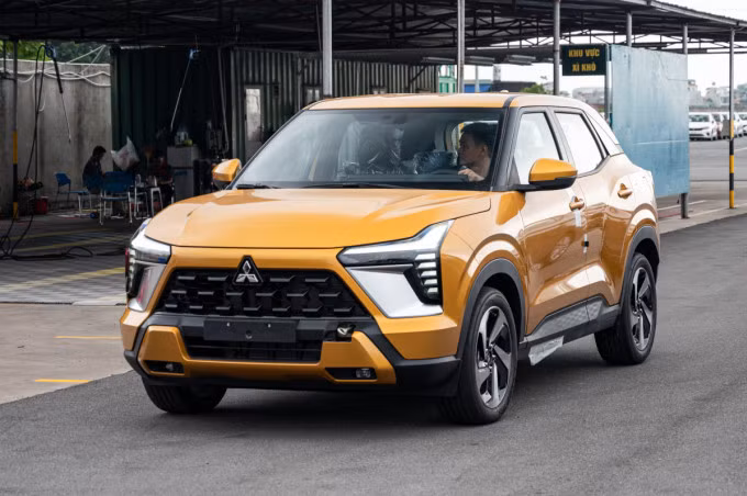 Xforce tại kho của Mitsubishi ở Hưng Yên. Ảnh: Quân Phạm