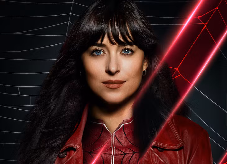Tạo hình nhân vật Cassandra Webb của Dakota Johnson cho thấy màu sắc rất khác của cô trên màn ảnh.