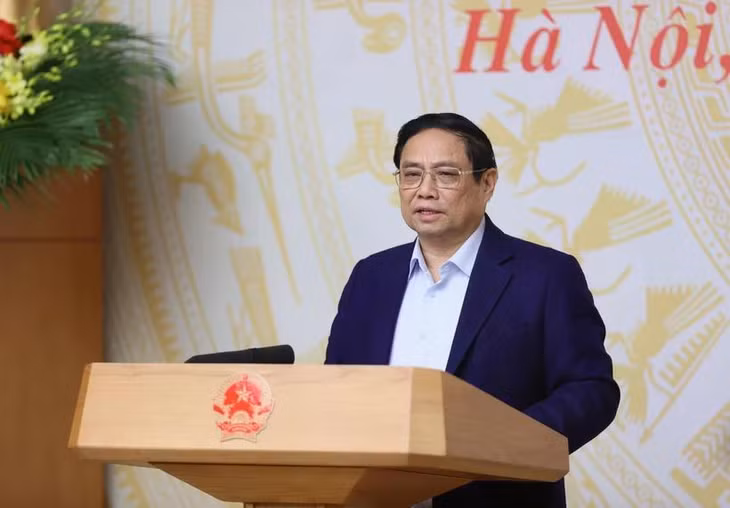 Thủ tướng Phạm Minh Chính chủ trì Phiên họp lần thứ 7 Hội đồng Thi đua-Khen thưởng Trung ương. (Ảnh: Dương Giang/TTXVN)