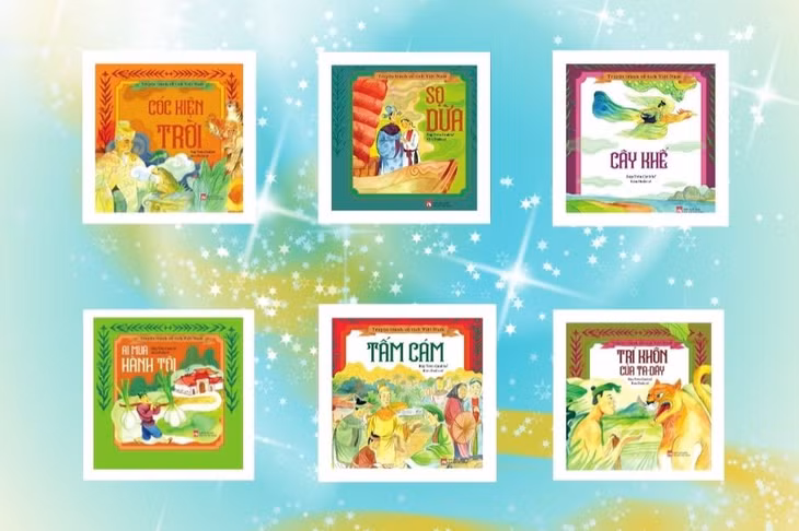 Bộ sách "Truyện tranh cổ tích Việt Nam" (Ảnh: NXB Phụ nữ Việt Nam).