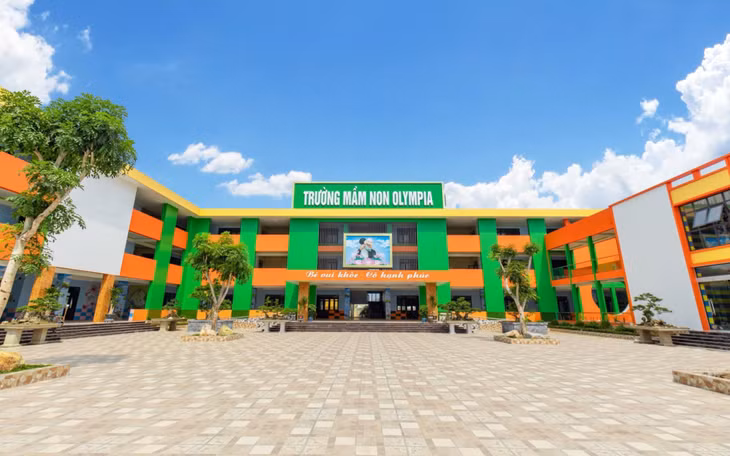 Trường Mầm non OLYMPIA theo hình thức đầu tư tư, sử dụng công. Ảnh; Vi Thu (Trung tâm TT&VH TP Móng Cái)