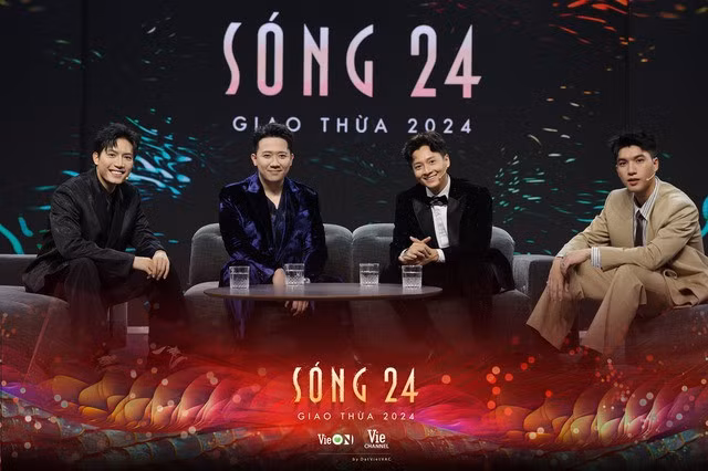 Chương trình "Sóng 24" quy tụ dàn MC gồm: Trấn Thành, HIEUTHUHAI, Anh Tú, Ngô Kiến Huy