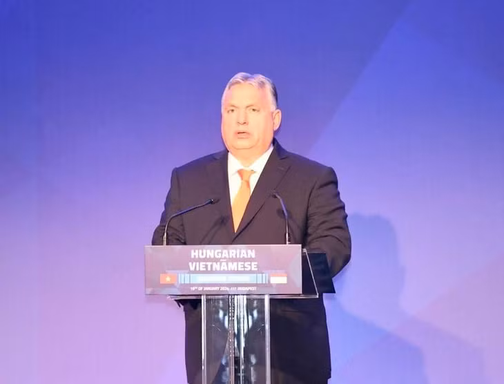 Thủ tướng Hungary Viktor Orban phát biểu tại Diễn đàn.