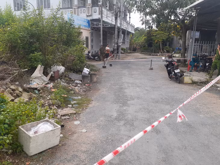 Hiện trường nơi xảy ra vụ việc - Ảnh: HOÀI ANH