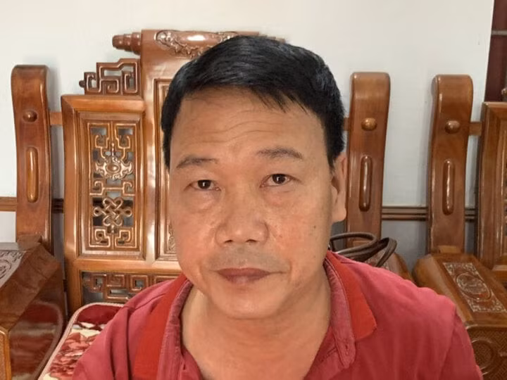 Trần Thế Huân thời điểm bị bắt giữ. (Ảnh: CACC)
