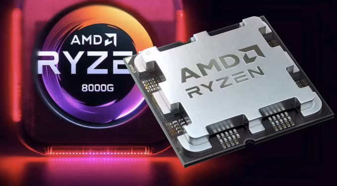 Dòng Ryzen 8000G mới của AMD. Ảnh: AMD