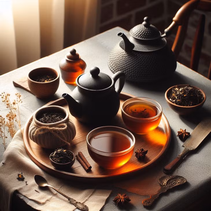 Trà có nhiều ưu điểm nhưng bạn không nên dùng thay nước. Ảnh minh họa: AIB