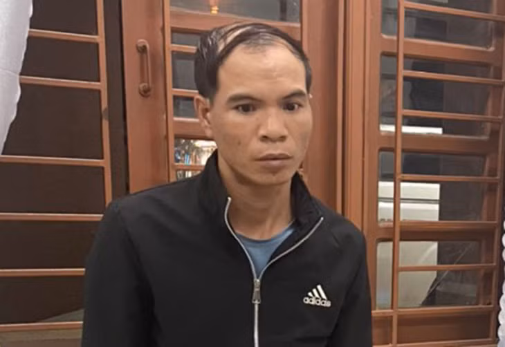 Đối tượng Đặng Thành Vĩ tại thời điểm bị khởi tố, bắt tạm giam.
