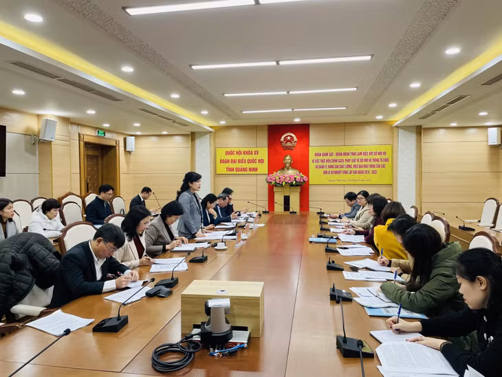 Quang cảnh buổi giám sát.