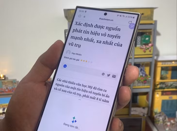 Trình duyệt thông minh cho phép người dùng tóm tắt nội dung website.