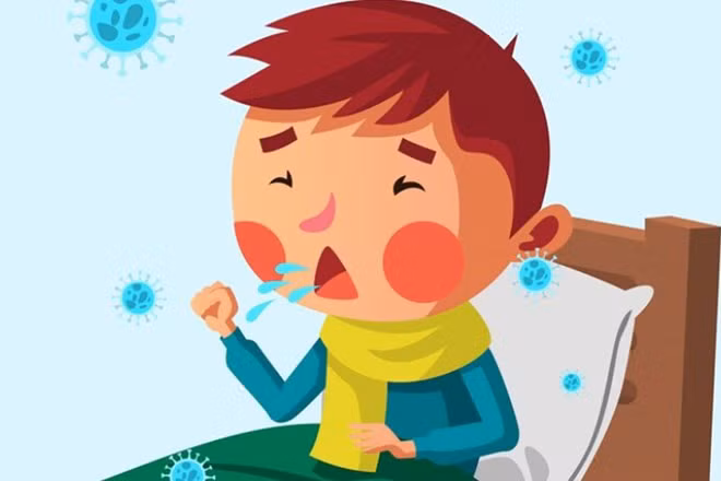 Nguyên nhân khiến hệ miễn dịch của trẻ hoạt động kém hiệu quả khi trời lạnh. Đồ họa: Thiện Nhân