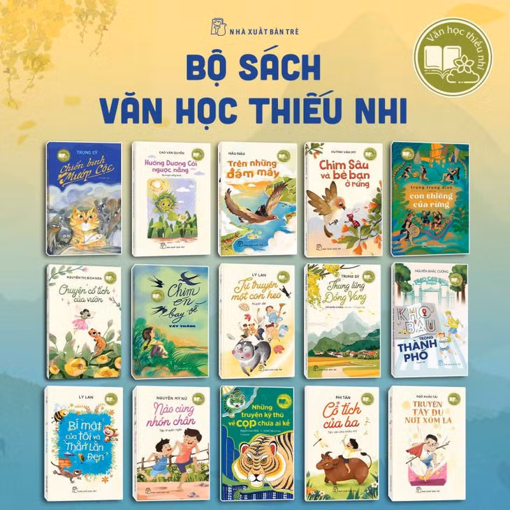 Sách dành cho thiếu nhi 2025. Ảnh: NXB Trẻ