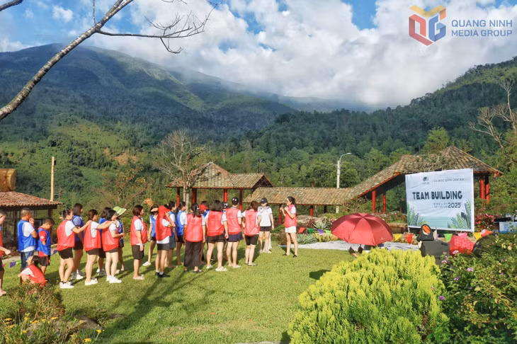 Khu du lịch Bình Liêu Farm Stay ở Hoành Mô thu hút lượng lớn khách du lịch đến trải nghiệm dịch vụ.