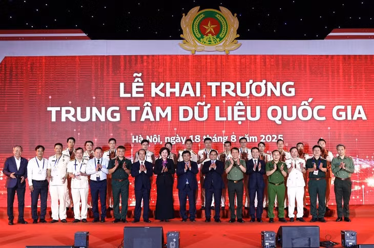Lễ khai trương Trung tâm Dữ liệu quốc gia số 1 - Ảnh: VGP
