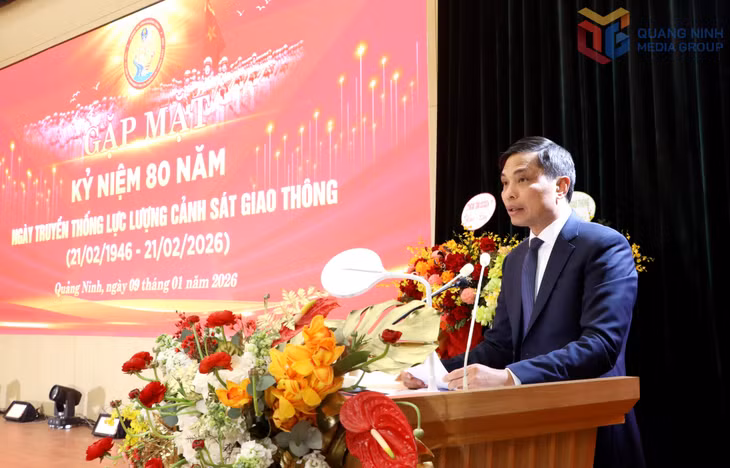 Đồng chí Vũ Văn Diện, PCT Thường trực UBND tỉnh phát biểu tại Lễ kỷ niệm.