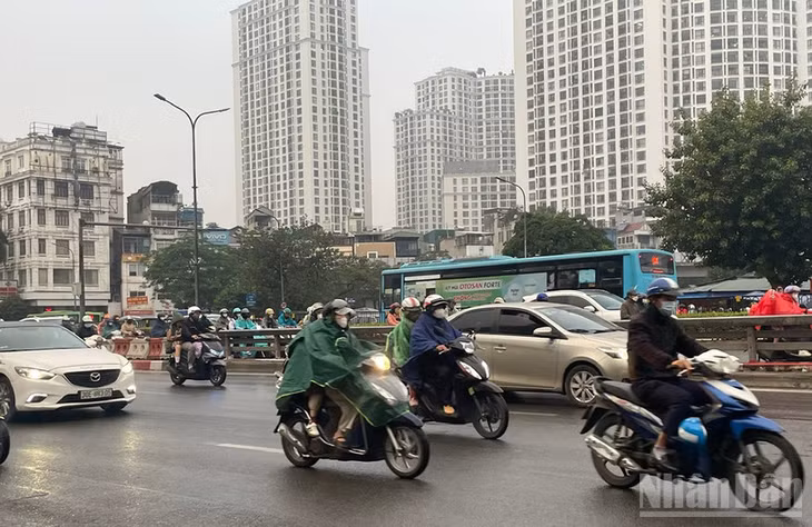 Dự báo khu vực Hà Nội có mưa nhỏ rải rác, trời rét đậm. (Ảnh minh họa: Đ.T)