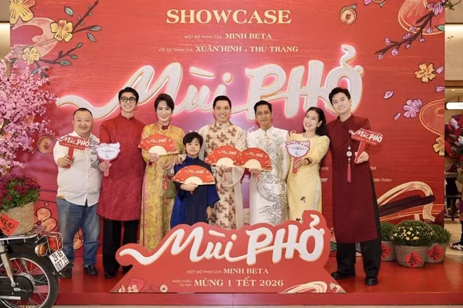 Bộ phim "Mùi Phở" có buổi showcase tại Hà Nội. Ảnh: Nhà sản xuất