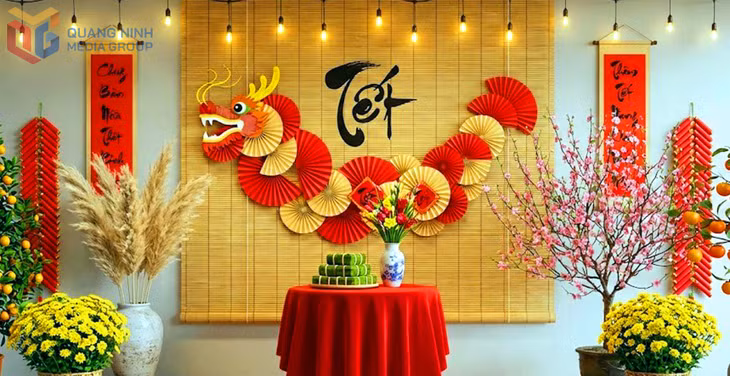 Việc trang trí sớm giúp các gia đình trẻ thưởng thức không khí Tết dài hơn và giảm áp lực những ngày giáp Tết.