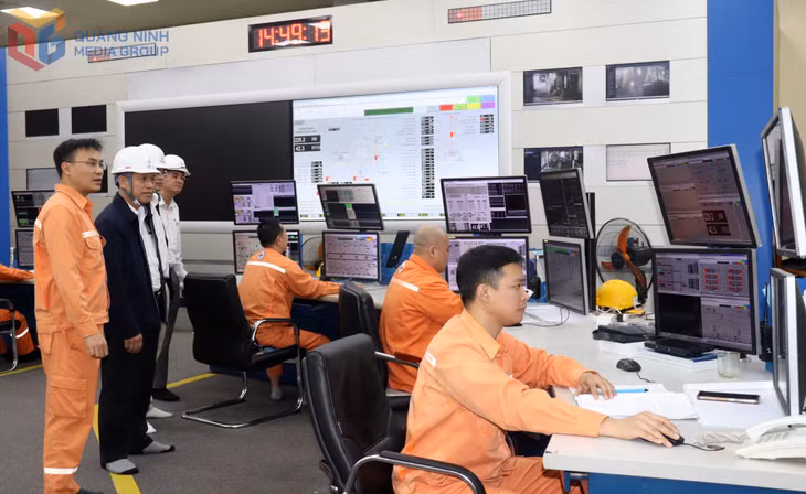 Trung tâm Điều hành sản xuất của Công ty CP Nhiệt điện Quảng Ninh.