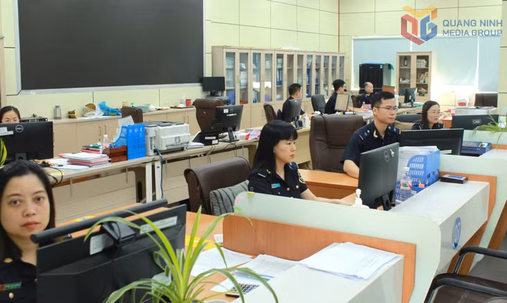 Tại Hải quan CKQT Móng Cái, 100% thủ tục hành chính thuộc thẩm quyền đã được triển khai trên môi trường số ở mức độ 3-4