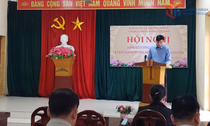 Các buổi sinh hoạt chi bộ thôn Đồng Quặng được tổ chức khoa học, bài bản, tạo sự thống nhất cao.