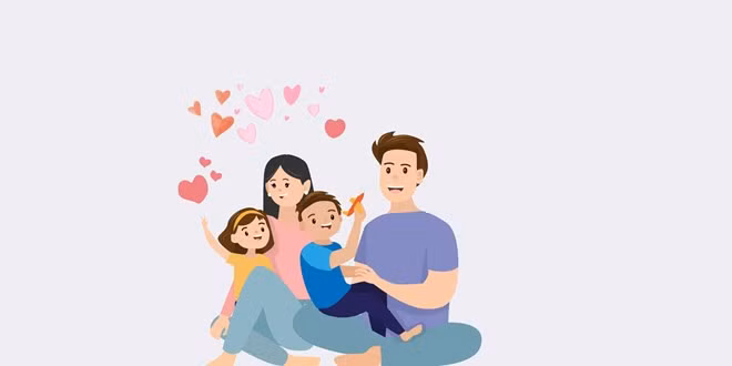 Hạnh phúc gia đình không đến từ may mắn mà từ thói quen nhỏ mỗi ngày. Ảnh đồ họa: Hoàng Lộc.