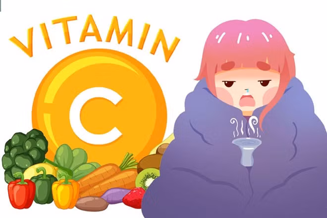 Chuyên gia nói rõ vai trò thực sự của vitamin C trong phòng và điều trị cảm lạnh. Đồ họa: Thiện Nhân