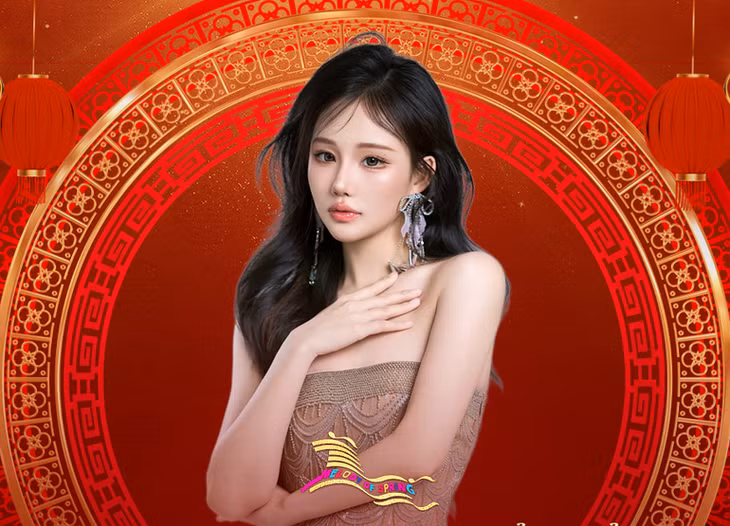 Ca sĩ Trương Khả Khả của Trung Quốc.