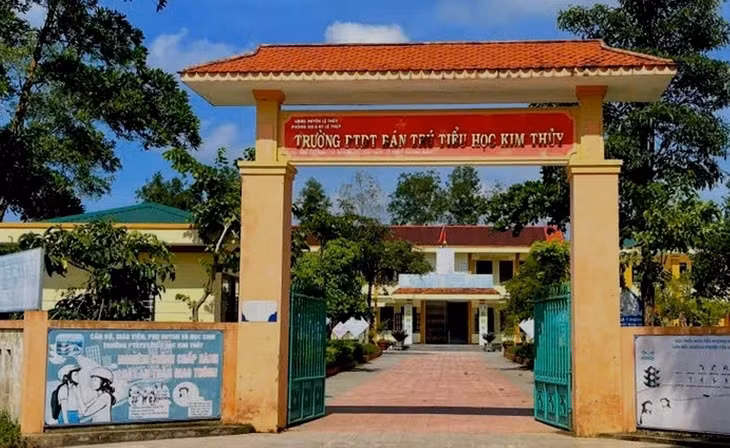 Trường Phổ thông dân tộc bán trú tiểu học Kim Thủy - Ảnh: T.G.