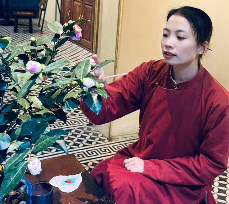 Khoảnh khắc bình yên trong không gian trải nghiệm.