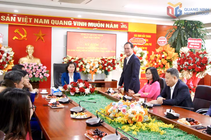 Đồng chí Điệp Văn Chiến, Trưởng Ban Nội chính Tỉnh ủy, cảm ơn Thường trực Tỉnh ủy, Ban Thường vụ Tỉnh ủy luôn dành sự quan tâm lãnh đạo, chỉ đạo đối với công tác Nội chính Đảng.