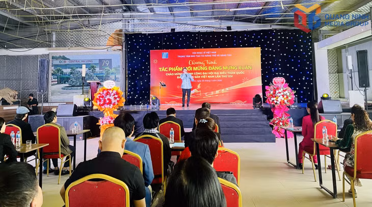Chương trình giới thiệu 16 tác phẩm âm nhạc mới của các nhạc sĩ Quảng Ninh, Hải Phòng mừng Đảng, mừng Xuân.