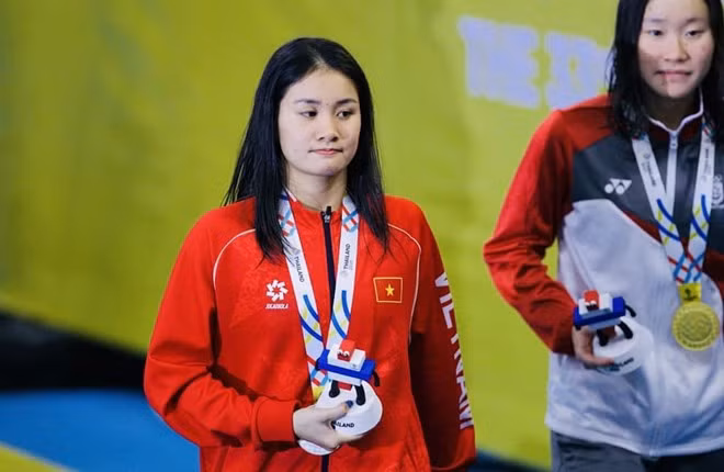 Vận động viên Võ Thị Mỹ Tiên là một trong những người giành nhiều huy chương tại SEA Games 33. Ảnh: Minh Dân