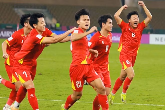 U23 Việt Nam thi đấu thăng hoa ở vòng chung kết U23 châu Á 2026. Ảnh: VFF