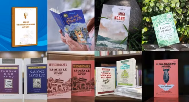 Sách năm 2025 đa dạng thể loại. Ảnh: NXB Trẻ