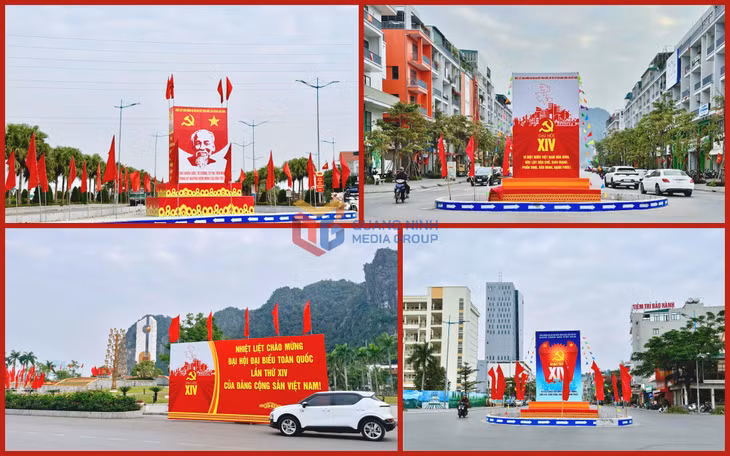 Cờ hoa rực rỡ khắp nơi nơi trên mảnh đất địa đầu vùng Đông Bắc của Tổ quốc thực sự tạo nên không khí phấn khởi, hân hoan hướng về sự kiện chính trị quan trọng của đất nước.