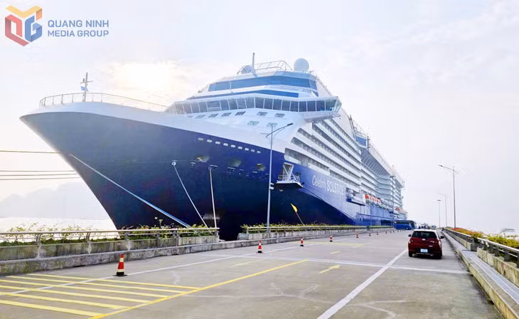Tàu biển Celebrity Solstice và nhiều tàu biển quốc tế khác sẽ cập Cảng tàu khách quốc tế Hạ Long, đưa khách tới Quảng Ninh trong năm 2026.