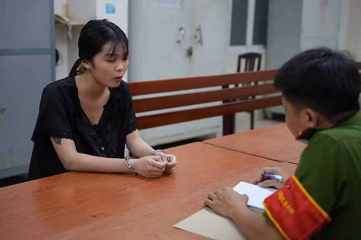 Bạn gái của Dũng là Bùi Gia Nghi. Ảnh: Công an cung cấp