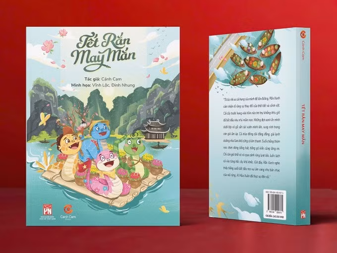 NXB Phụ nữ Việt Nam và Cánh Cam Books phát hành "Tết rắn may mắn". Ảnh: Cánh Cam Books