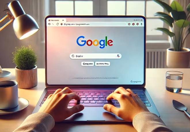 Google Search đã giảm xuống chiếm dưới 90% thị phần trên thị trường công cụ tìm kiếm toàn cầu trong ba tháng qua. Ảnh minh họa tạo bởi AI