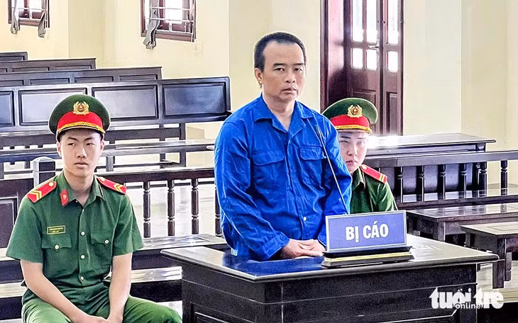 Lực lãnh án chung thân vì giết người xe ôm cho mình ở nhờ phòng trọ - Ảnh: AN LONG