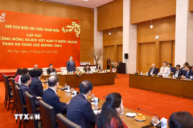 Quang cảnh gặp mặt. (Ảnh: Doãn Tấn/TTXVN)