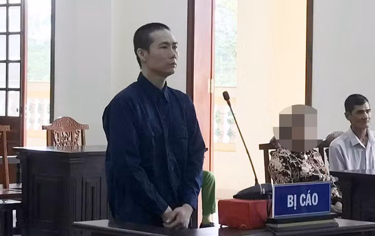 Bị cáo Duy tại tòa. Ảnh: E.X.