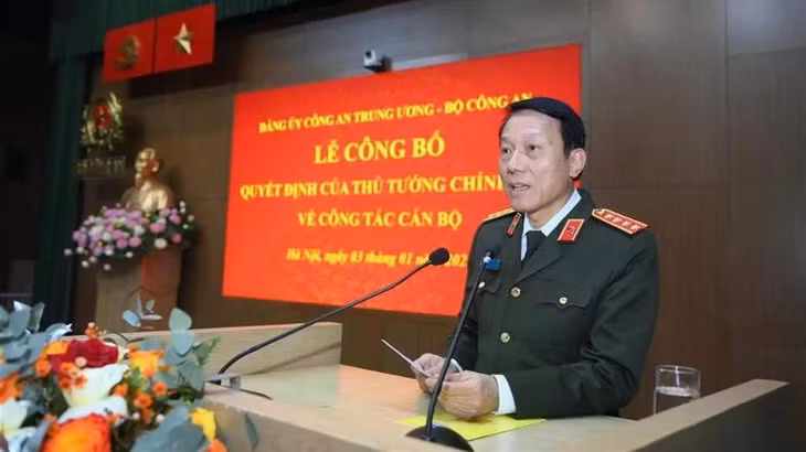 Bộ trưởng Lương Tam Quang phát biểu tại buổi lễ.